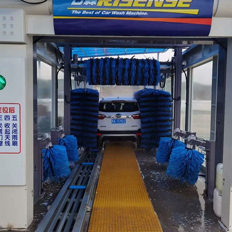 가솔린 주전소에서 뜨거운 담전 Risense 자동차 세탁기 및 자동 자동차 청소 기계