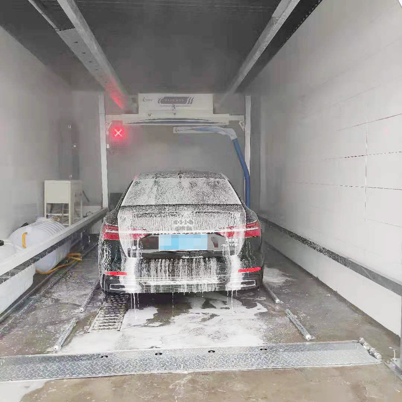 고압 세탁이 쉬워졌다 완전 자동 단팔 360도 자동차 세탁기