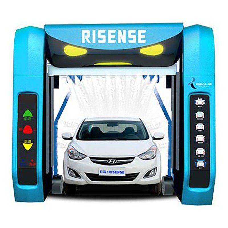 말레이시아에서 터치 무료 자동차 세탁기 Risense 360 완전 자동 브러쉬가 없는 접촉 기계
