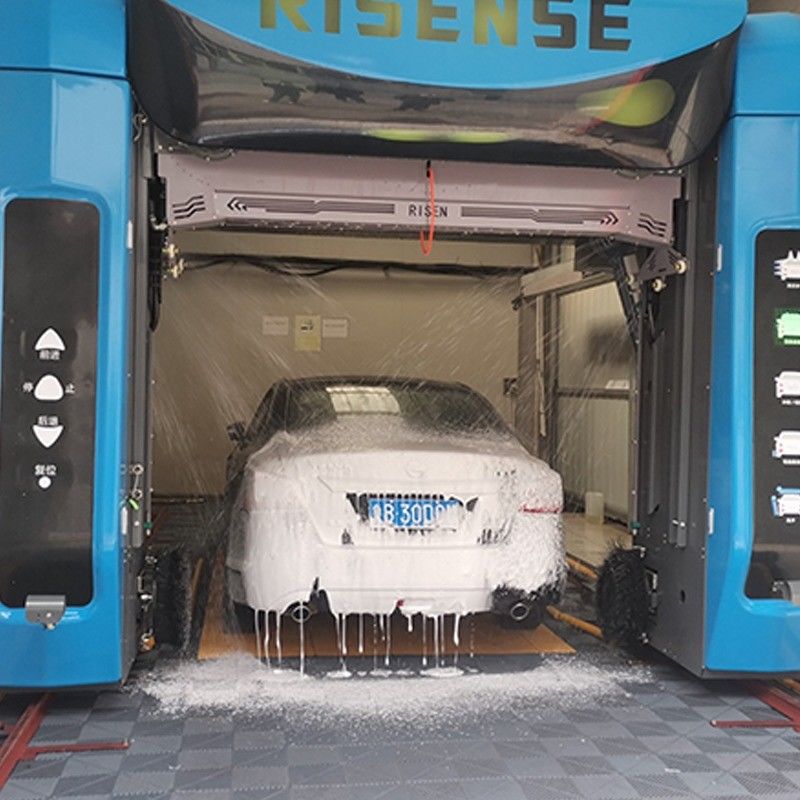 말레이시아에서 터치 무료 자동차 세탁기 Risense 360 완전 자동 브러쉬가 없는 접촉 기계