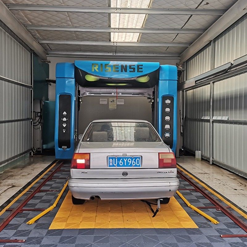 1935 * 3620 * 3100mm PLC 제어 공기 건조기와 함께 완전 자동 터치리스 자동차 세탁기