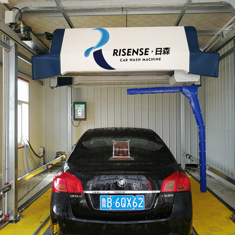 라이센스 싱글 팔 360 터치리스 자동 자동차 세탁기와 공기 건조기 총 전력 40.5kw