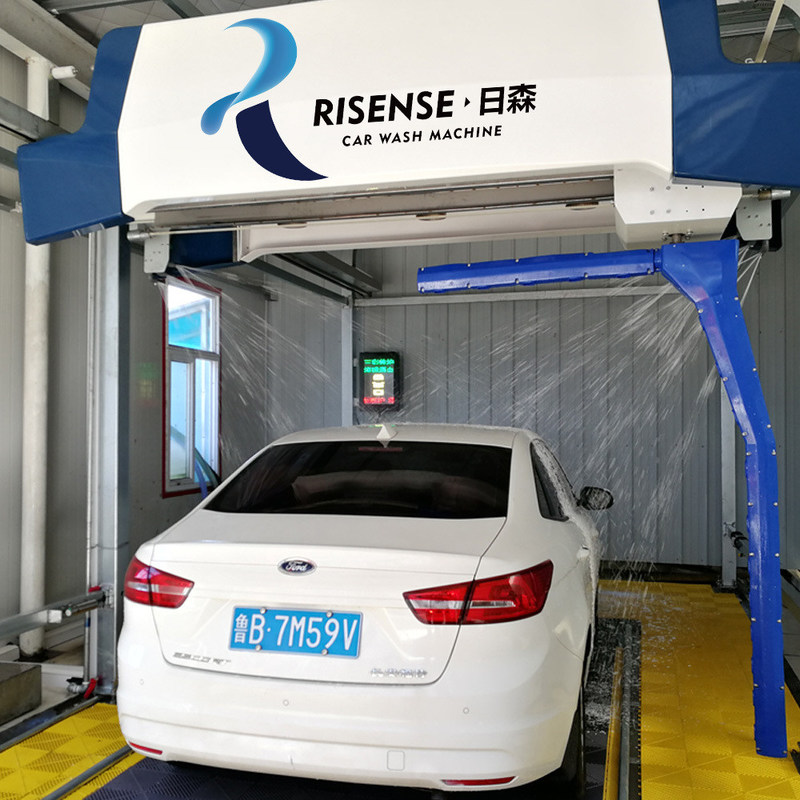 라이센스 싱글 팔 360 터치리스 자동 자동차 세탁기와 공기 건조기 총 전력 40.5kw